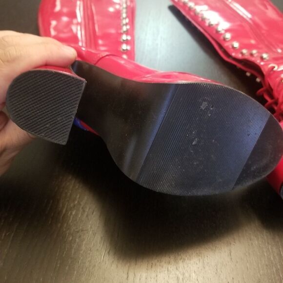 PLEASER  EXOTIC WOMENS BOOTS  SIZE 5 - Picture 5 of 8